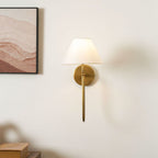 Korlisse Fabric Wall Light-Moonnatur