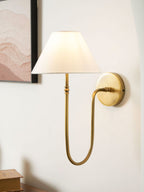 Korlisse Fabric Wall Light-Moonnatur