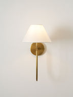 Korlisse Fabric Wall Light-Moonnatur