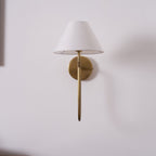 Korlisse Fabric Wall Light-Moonnatur