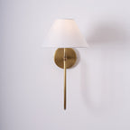 Korlisse Fabric Wall Light-Moonnatur