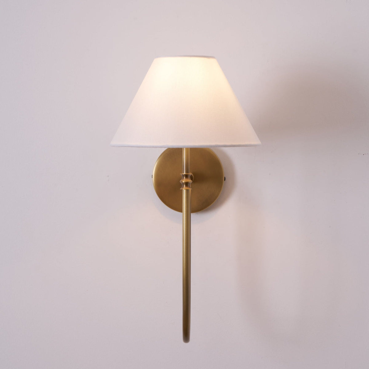 Korlisse Fabric Wall Light-Moonnatur