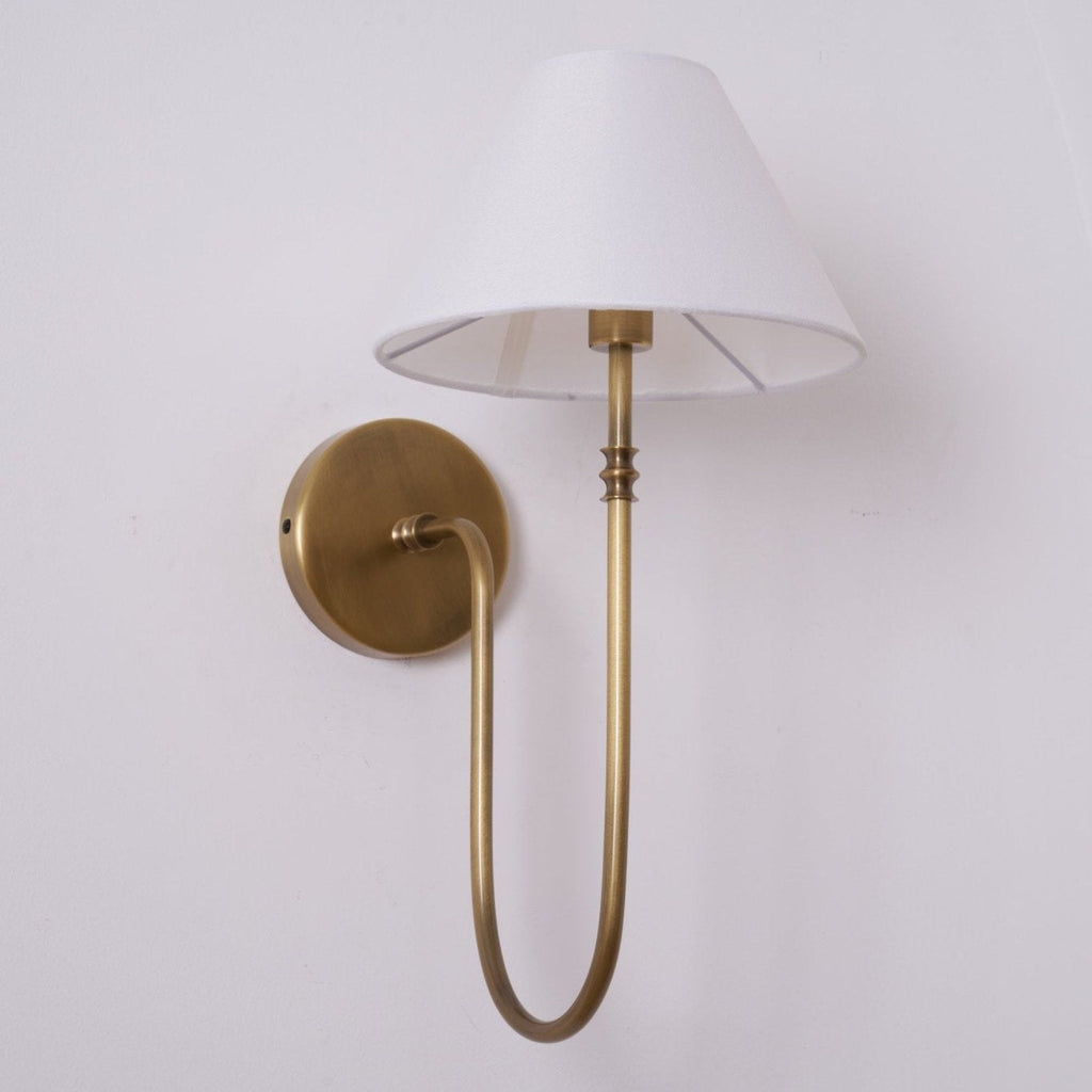 Korlisse Fabric Wall Light-Moonnatur