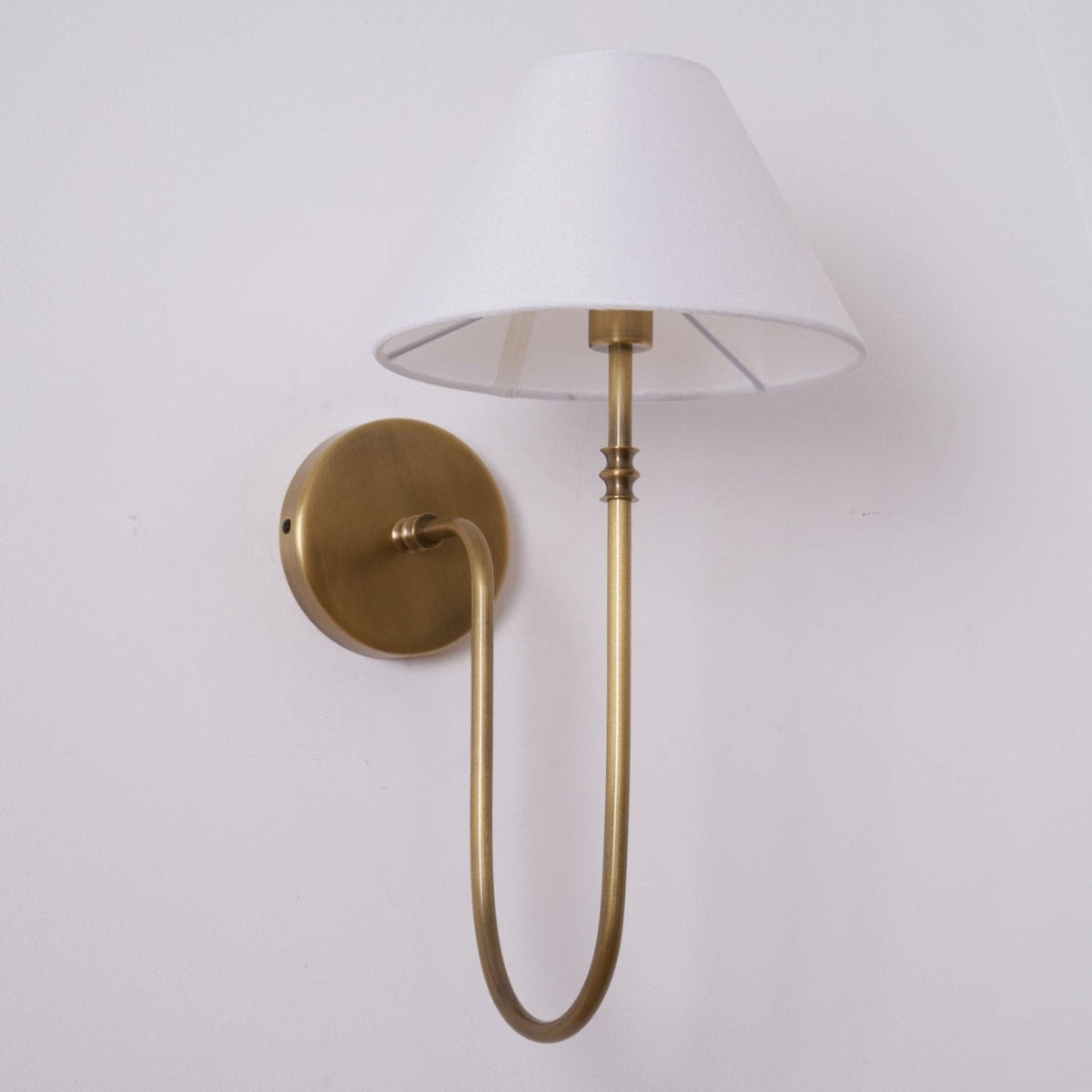 Korlisse Fabric Wall Light-Moonnatur