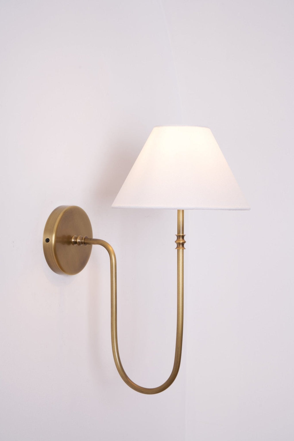Korlisse Fabric Wall Light-Moonnatur