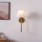 Korlisse Fabric Wall Light-Moonnatur