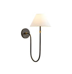 Korlisse Fabric Wall Light-Moonnatur
