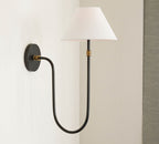 Korlisse Fabric Wall Light-Moonnatur