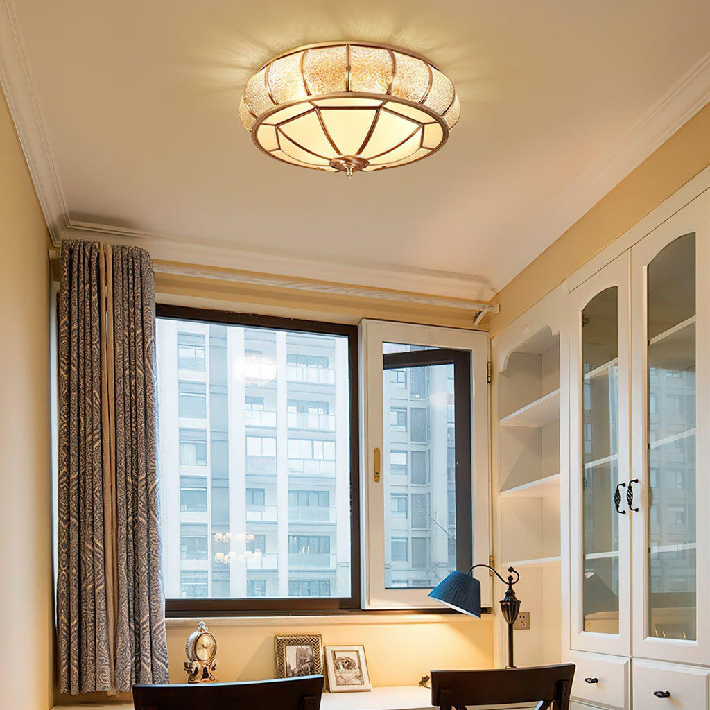 Hadrenora Glass Ceiling Light-Moonnatur