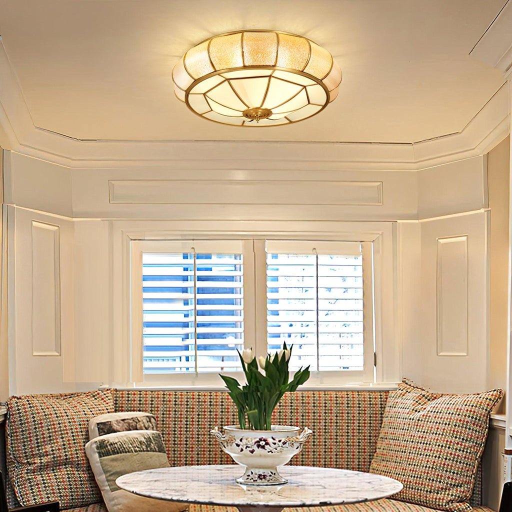 Hadrenora Glass Ceiling Light-Moonnatur