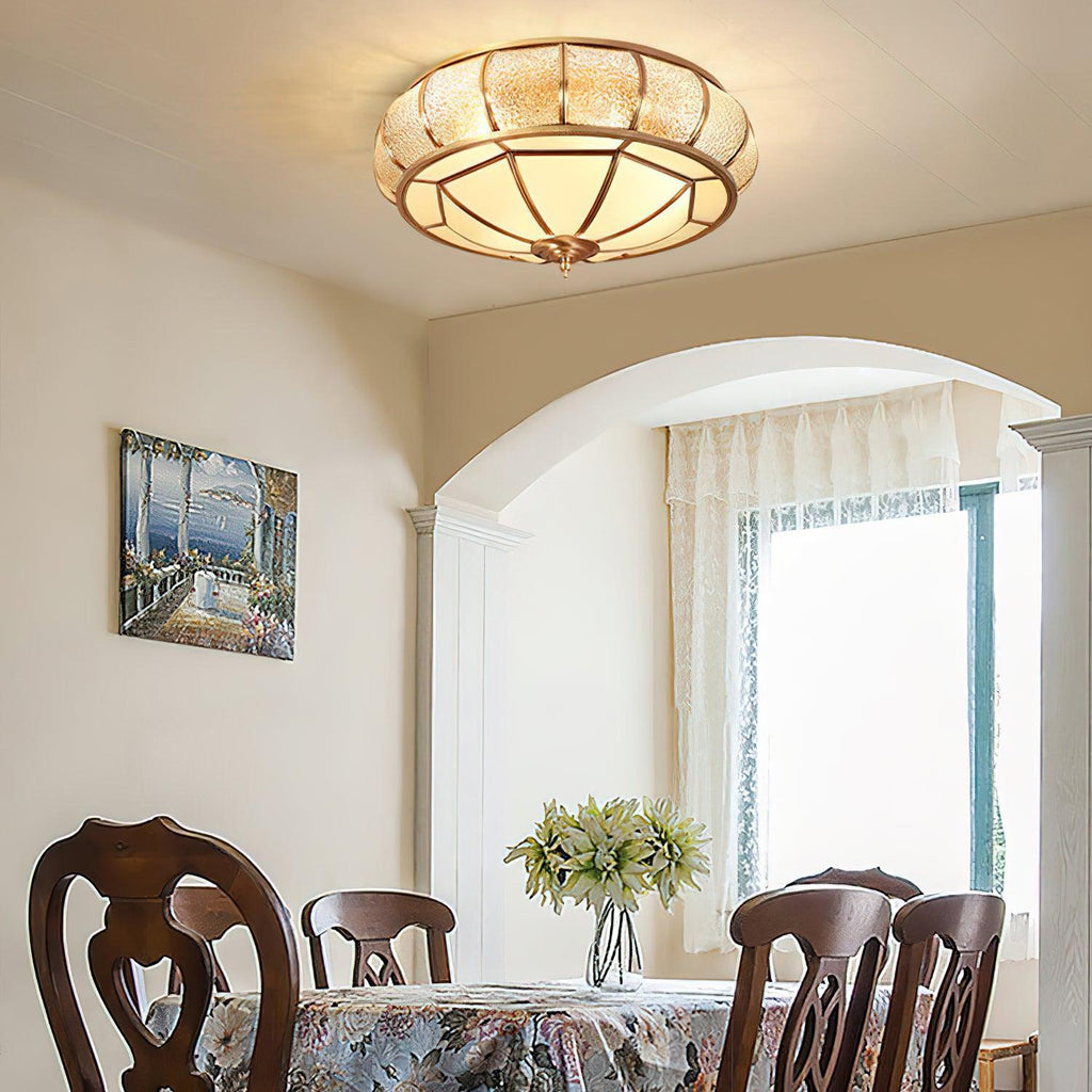Hadrenora Glass Ceiling Light-Moonnatur