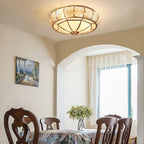 Hadrenora Glass Ceiling Light-Moonnatur