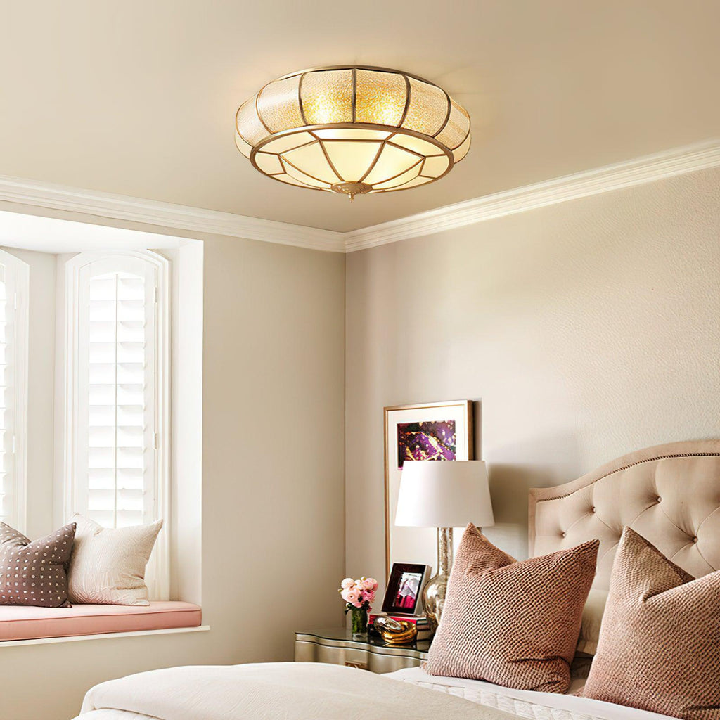 Hadrenora Glass Ceiling Light-Moonnatur