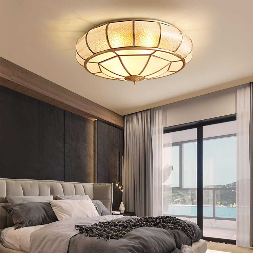 Hadrenora Glass Ceiling Light-Moonnatur