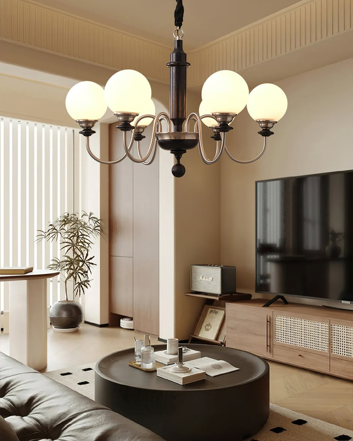 Rivenia Glass Chandelier-Moonnatur