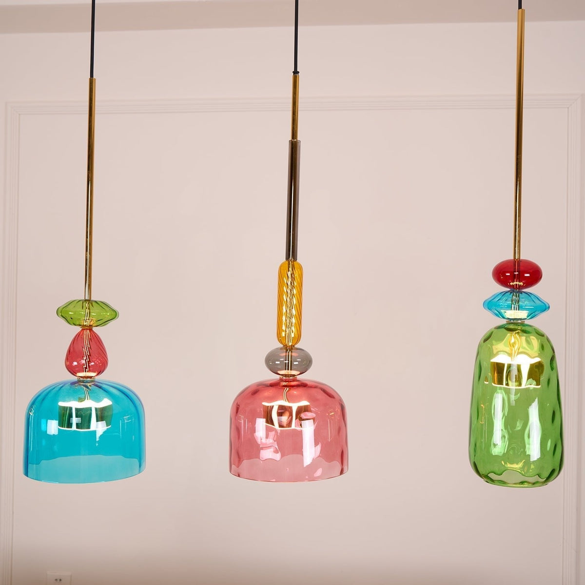 Gelmara Glass Pendant Light-Moonnatur