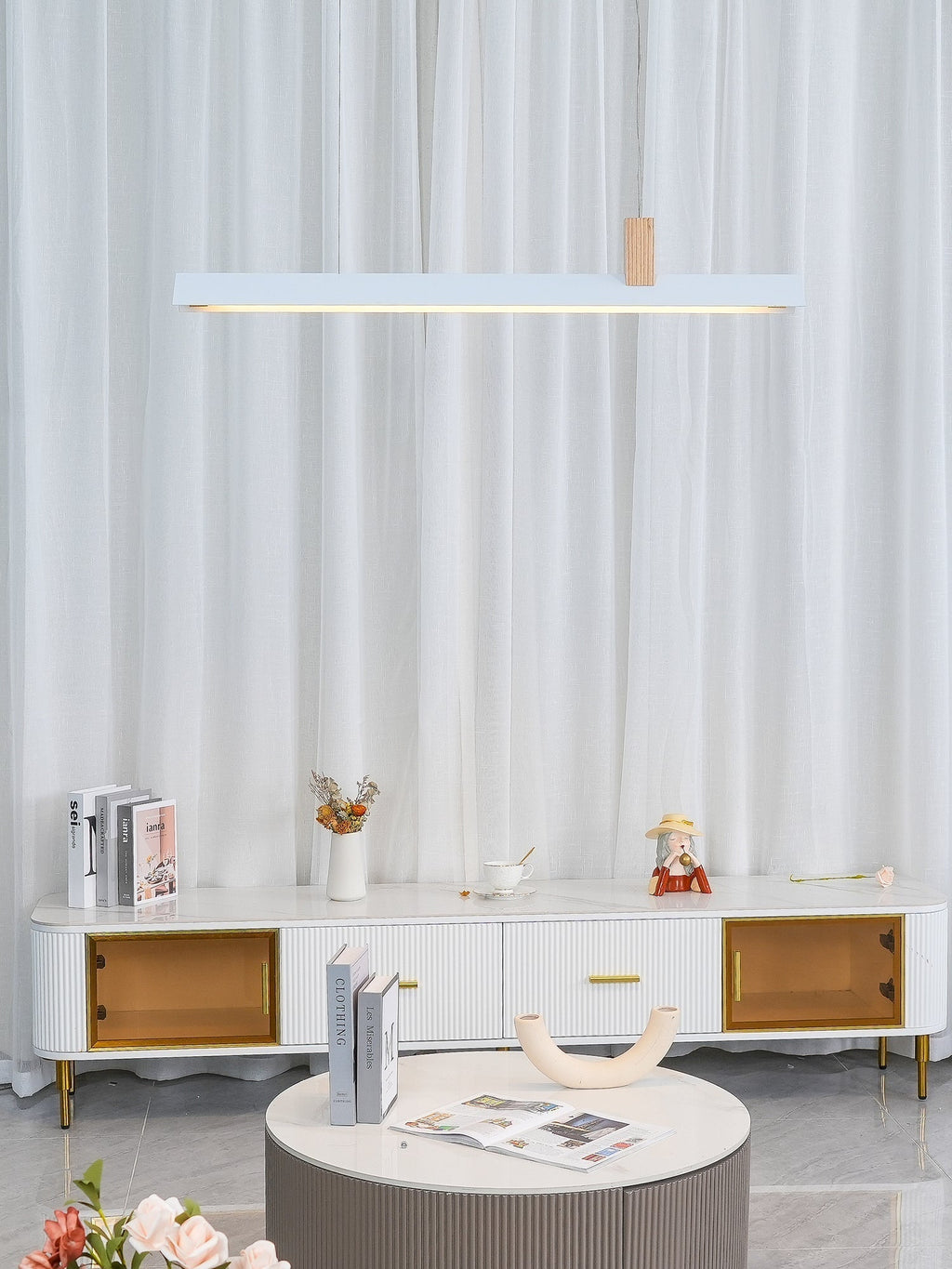 Brieria Wood Pendant Light-Moonnatur