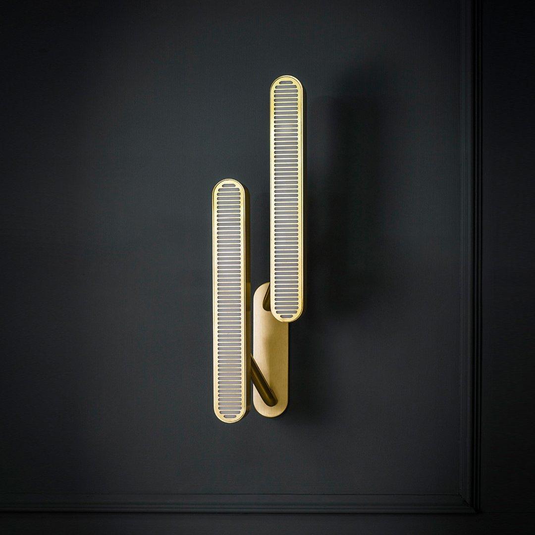 Ardanella Brass Wall Light-Moonnatur