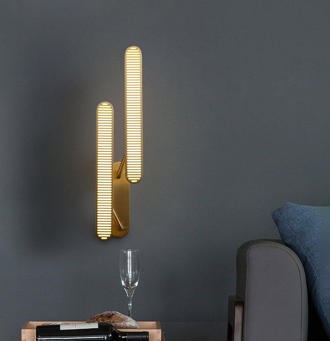 Ardanella Brass Wall Light-Moonnatur