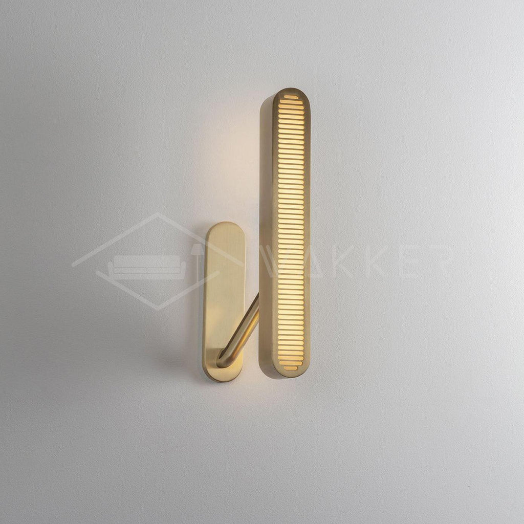 Ardanella Brass Wall Light-Moonnatur