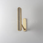 Ardanella Brass Wall Light-Moonnatur