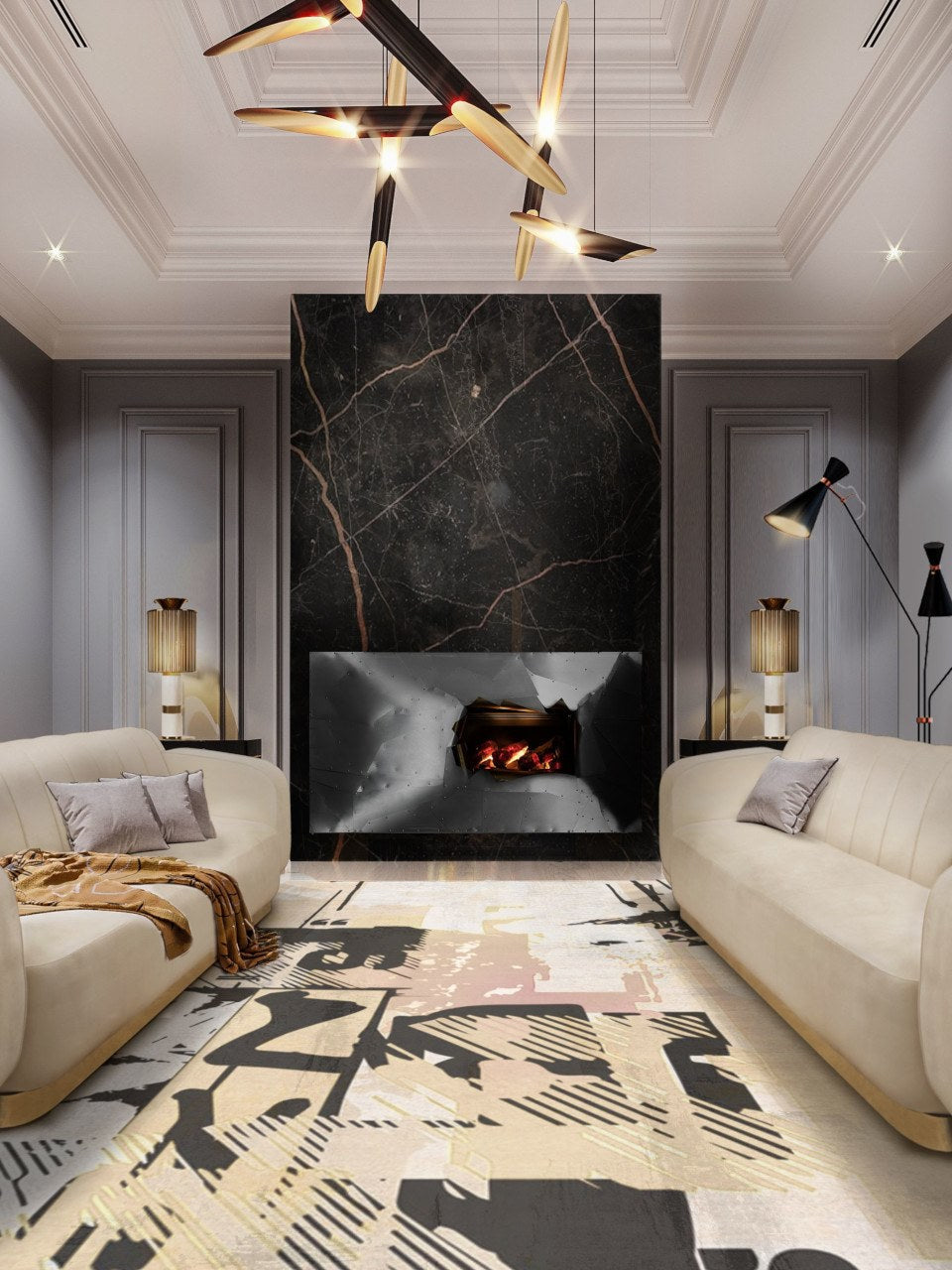 Lareniel Metal Pendant Light-Moonnatur
