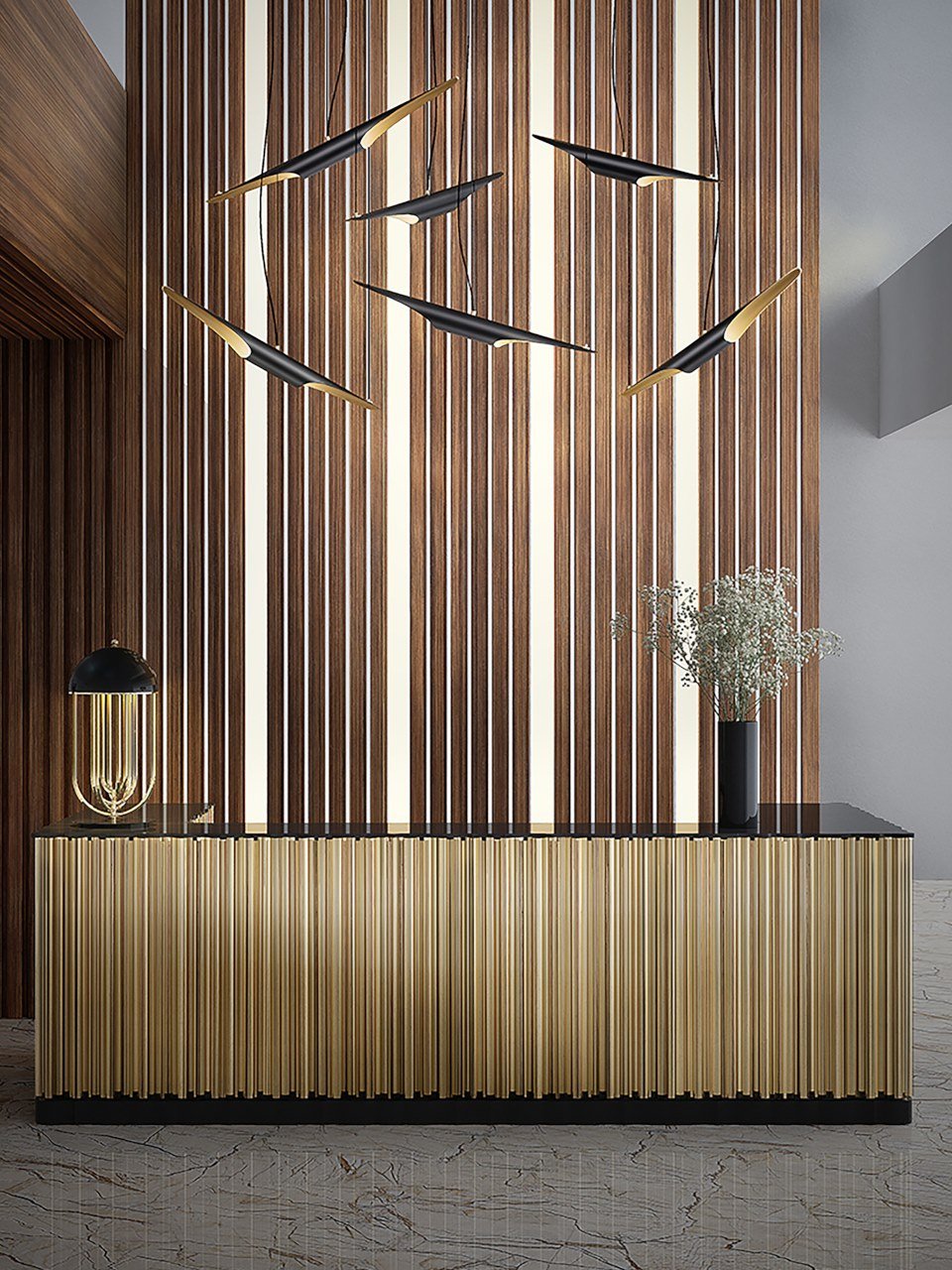Lareniel Metal Pendant Light-Moonnatur
