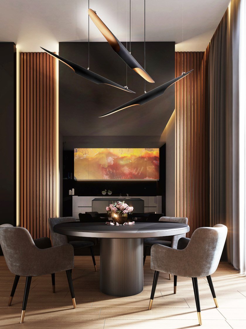 Lareniel Metal Pendant Light-Moonnatur