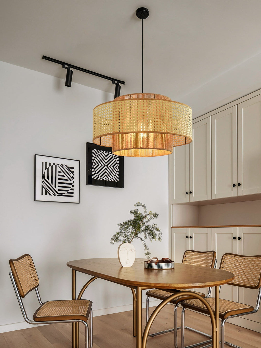 Brynune Rattan Pendant Light-Moonnatur