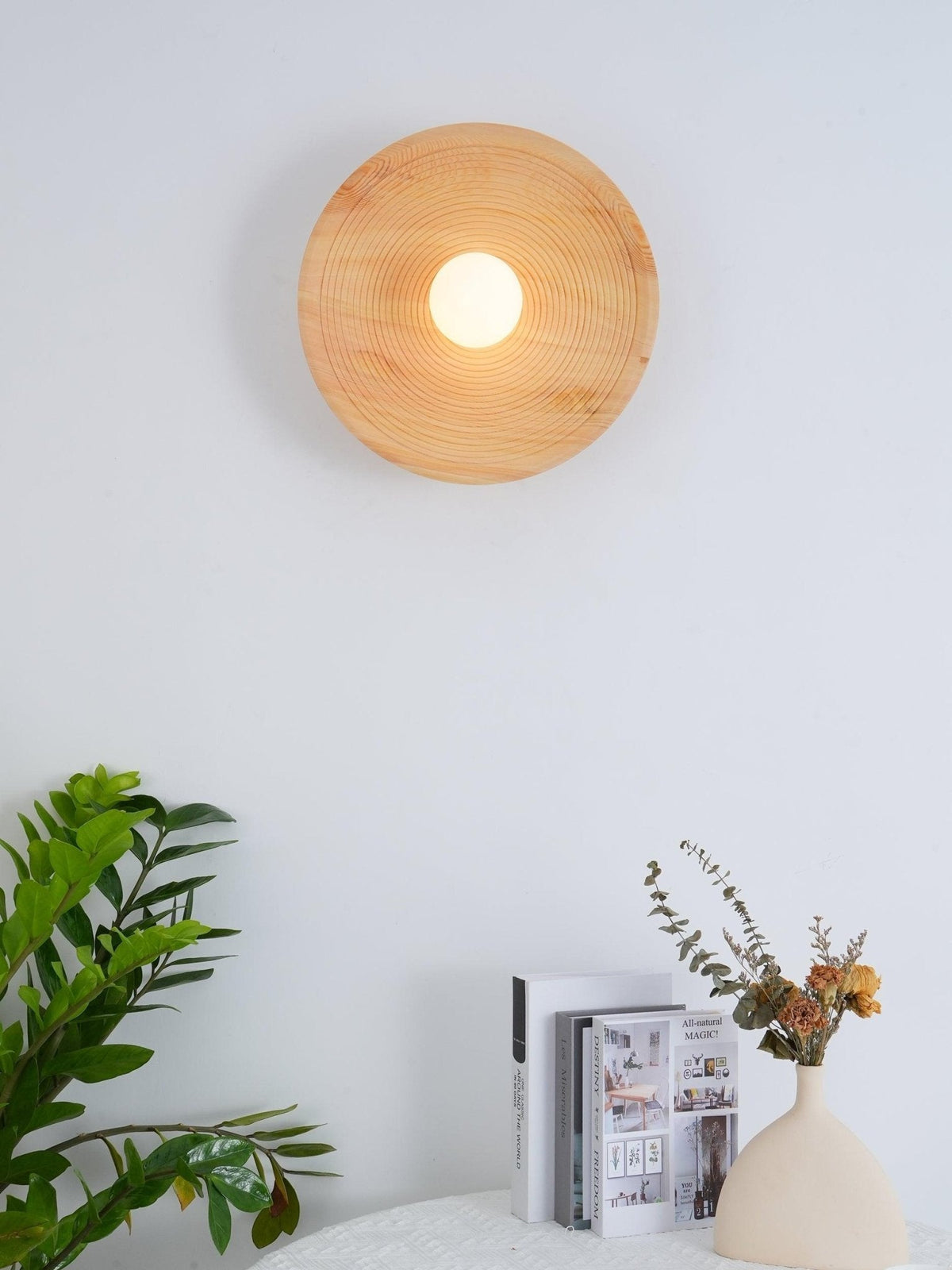 Alwynina Wood Wall Light-Moonnatur