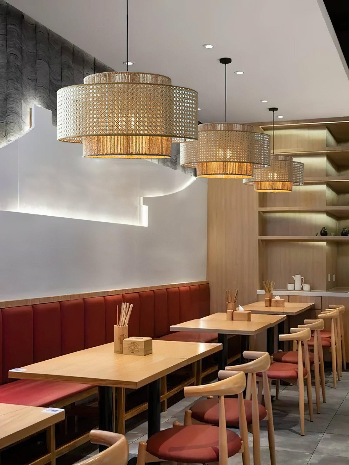 Brynune Rattan Pendant Light-Moonnatur