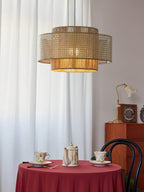 Brynune Rattan Pendant Light-Moonnatur
