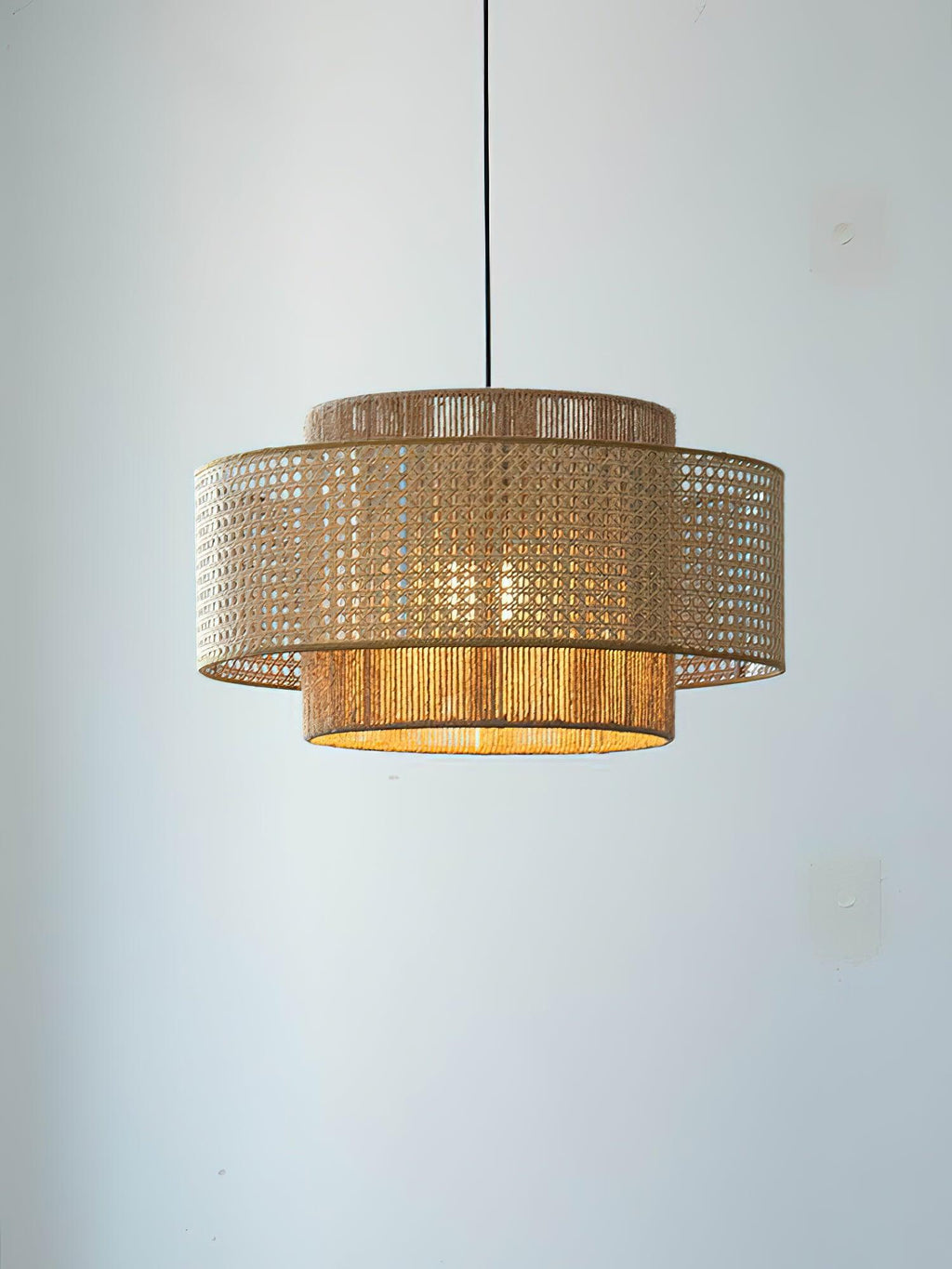 Brynune Rattan Pendant Light-Moonnatur