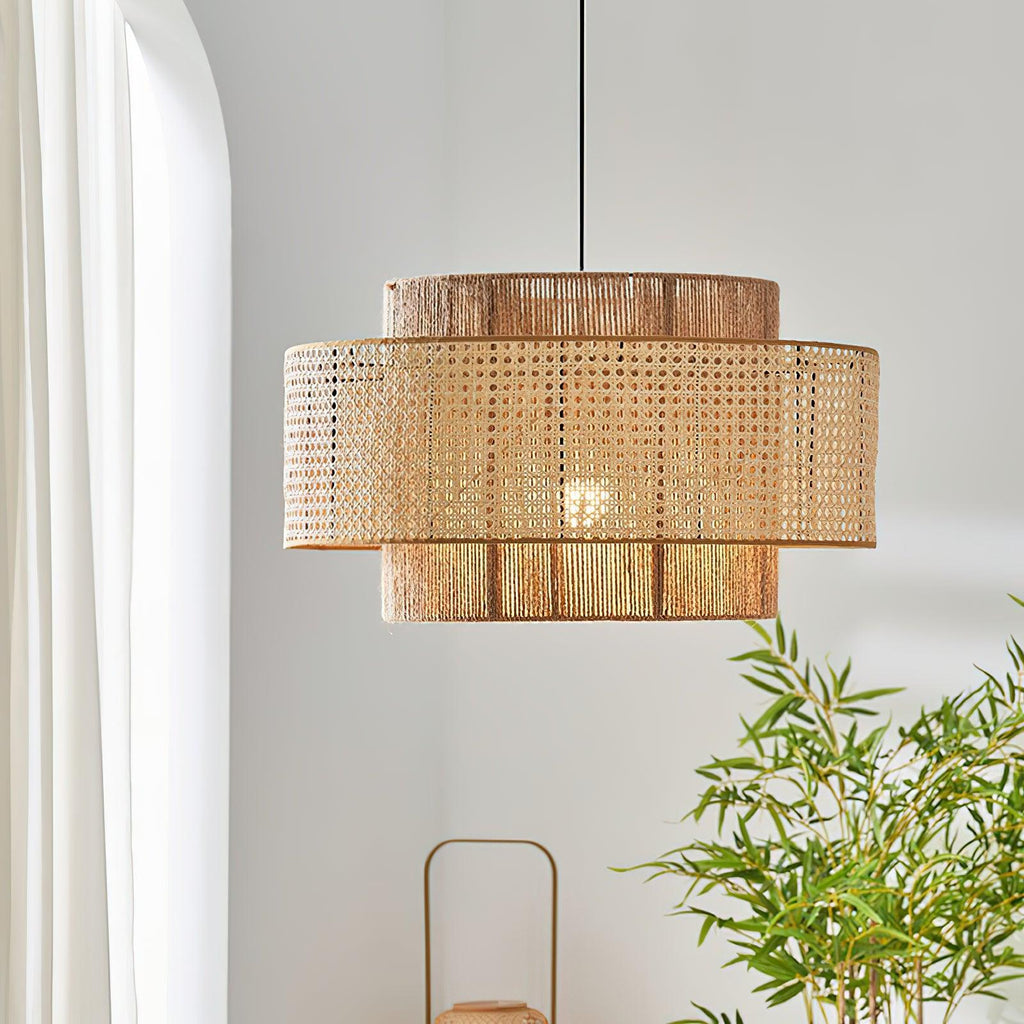 Brynune Rattan Pendant Light-Moonnatur