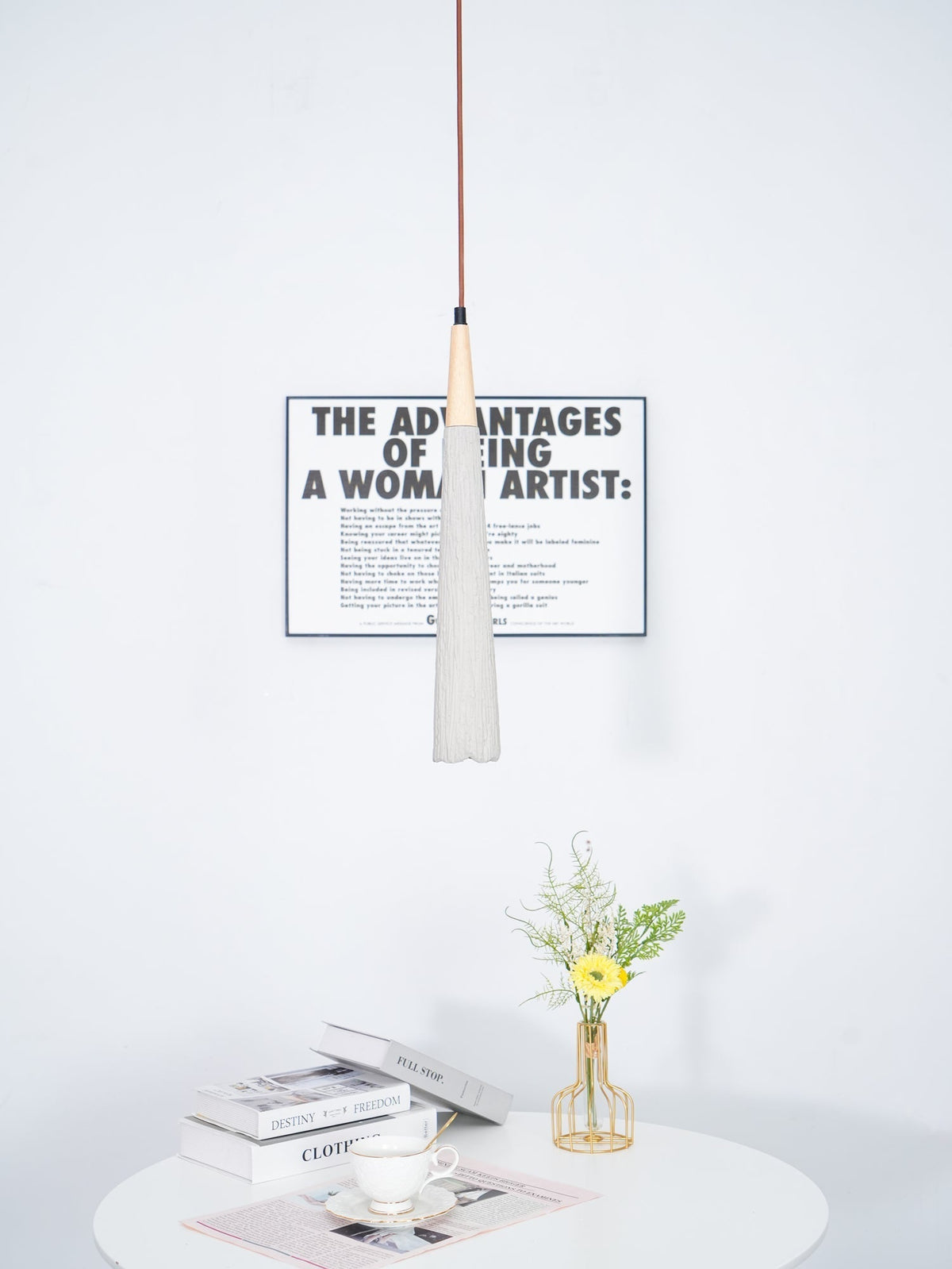 Dunavelle Concrete Pendant Light-Moonnatur