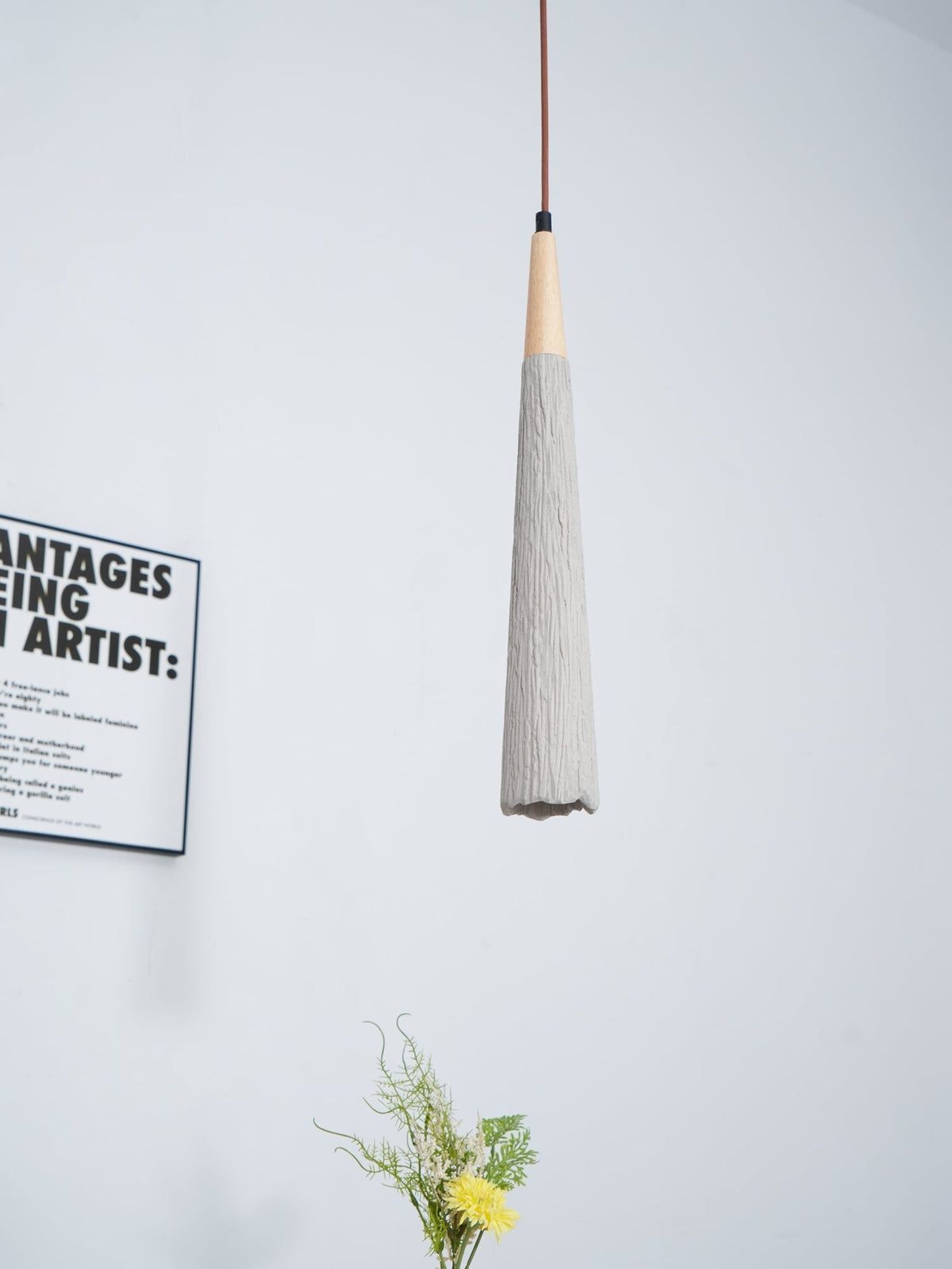 Dunavelle Concrete Pendant Light-Moonnatur