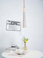 Dunavelle Concrete Pendant Light-Moonnatur