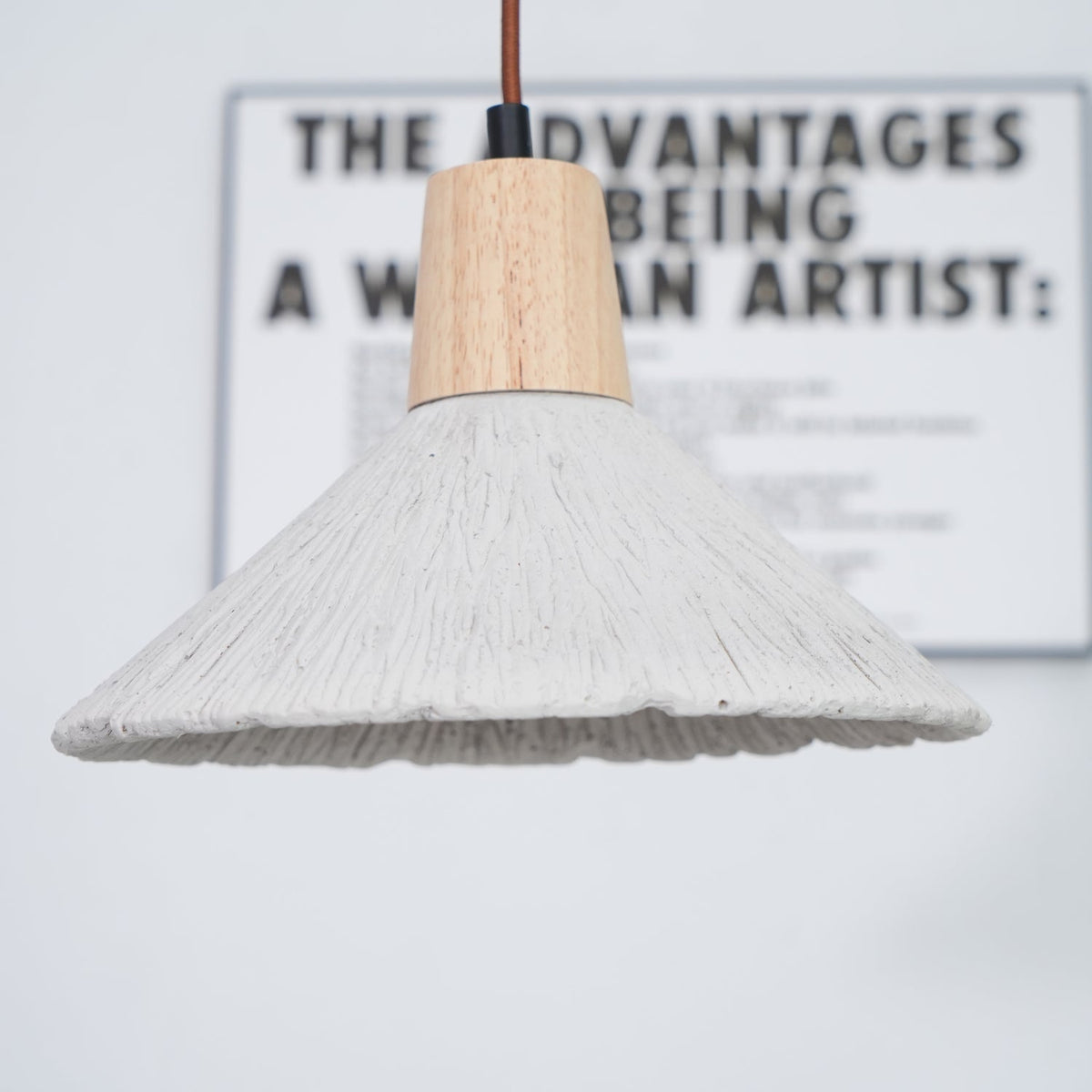 Dunavelle Concrete Pendant Light-Moonnatur