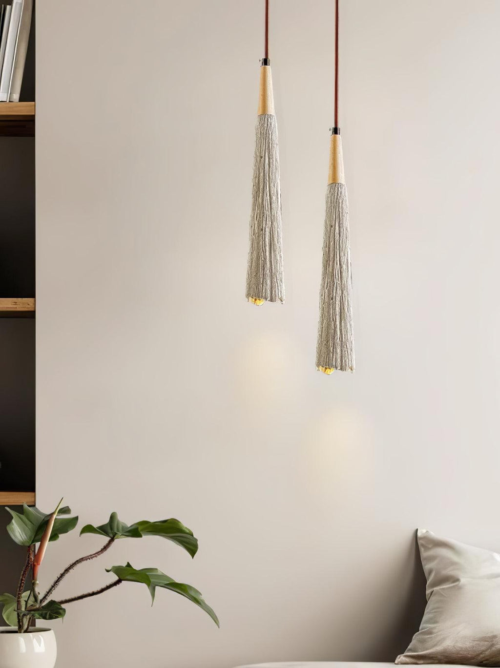 Dunavelle Concrete Pendant Light-Moonnatur