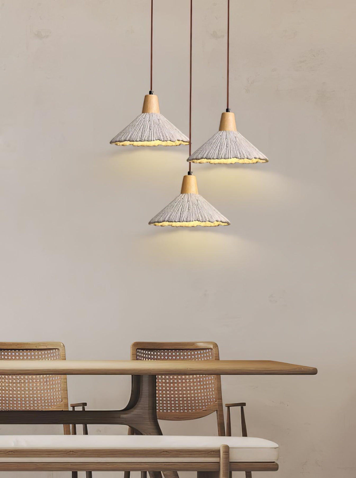 Dunavelle Concrete Pendant Light-Moonnatur