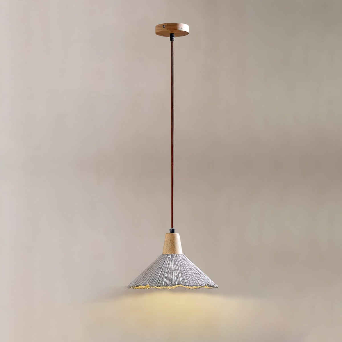 Dunavelle Concrete Pendant Light-Moonnatur