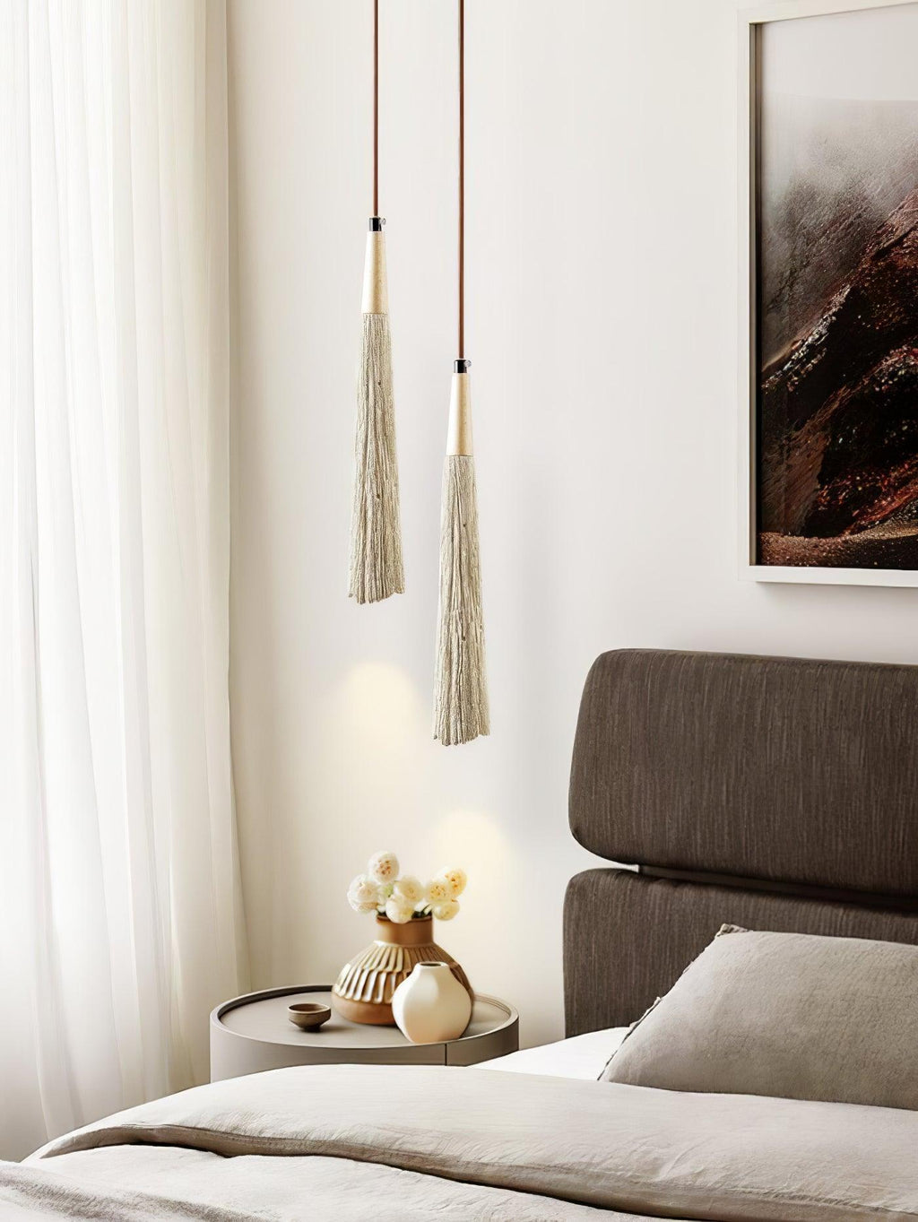 Dunavelle Concrete Pendant Light-Moonnatur