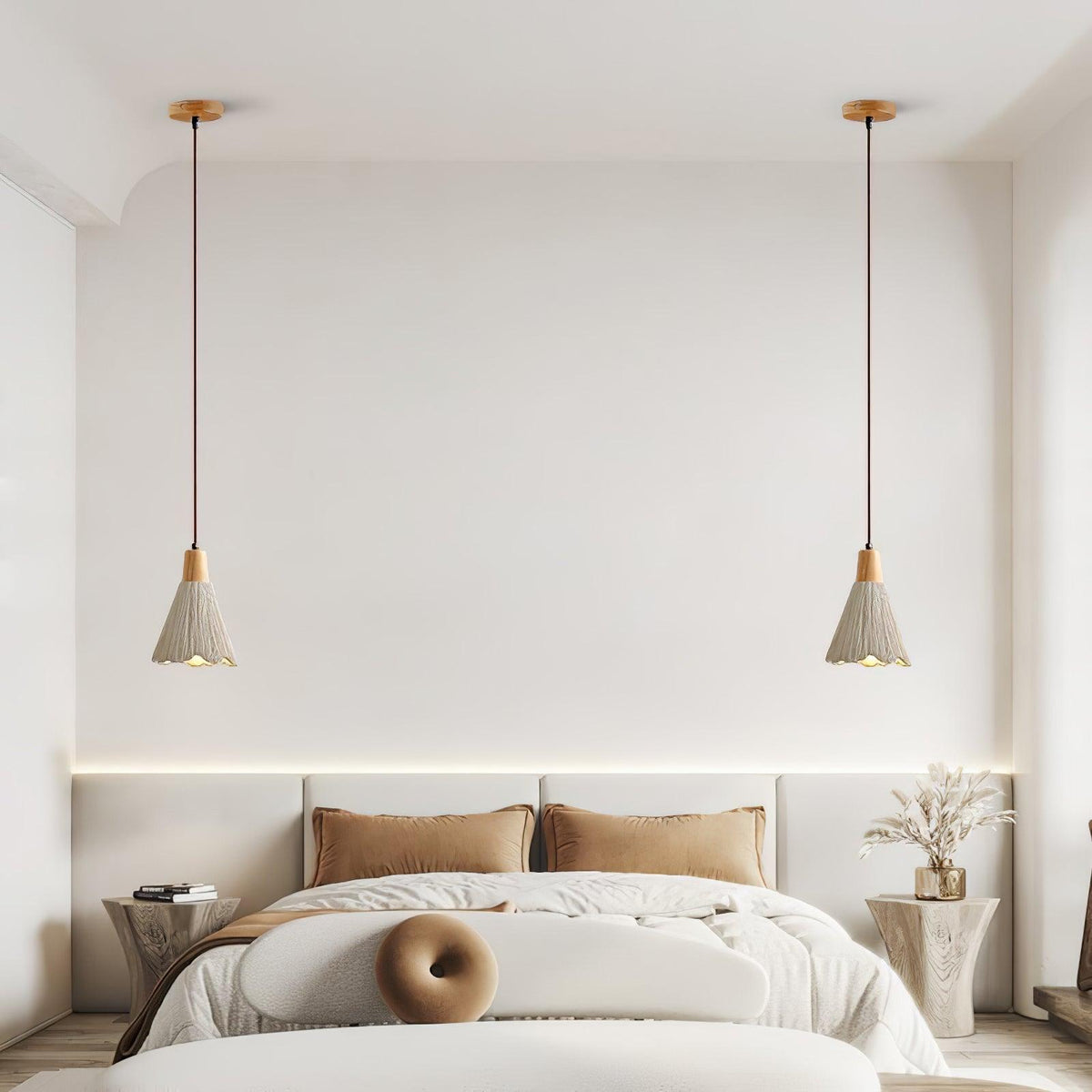 Dunavelle Concrete Pendant Light-Moonnatur