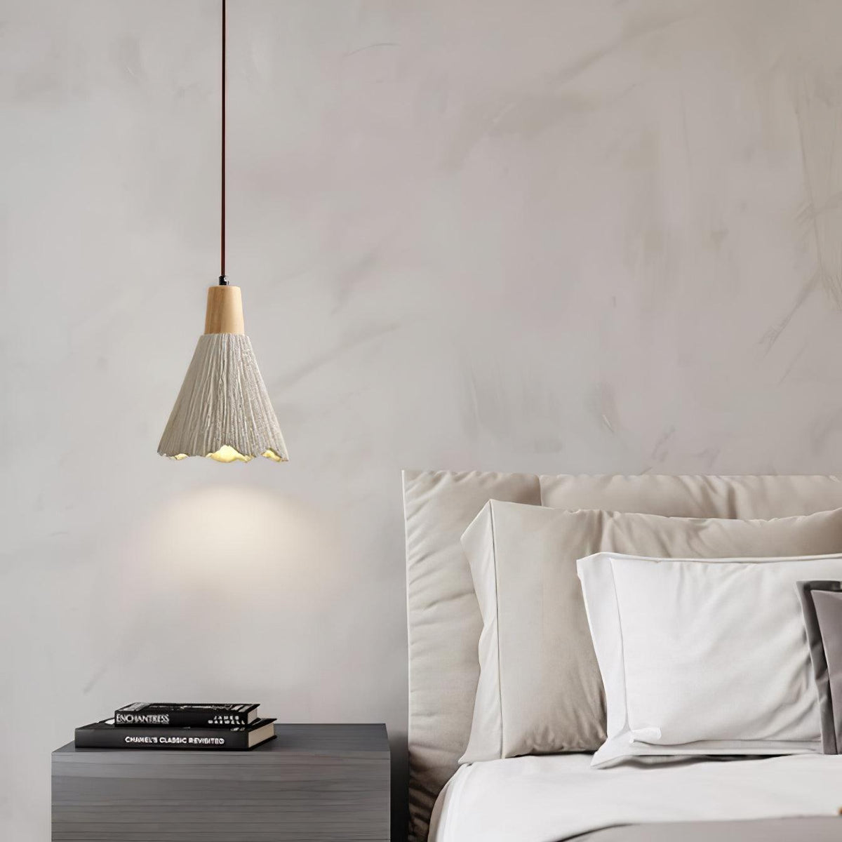 Dunavelle Concrete Pendant Light-Moonnatur