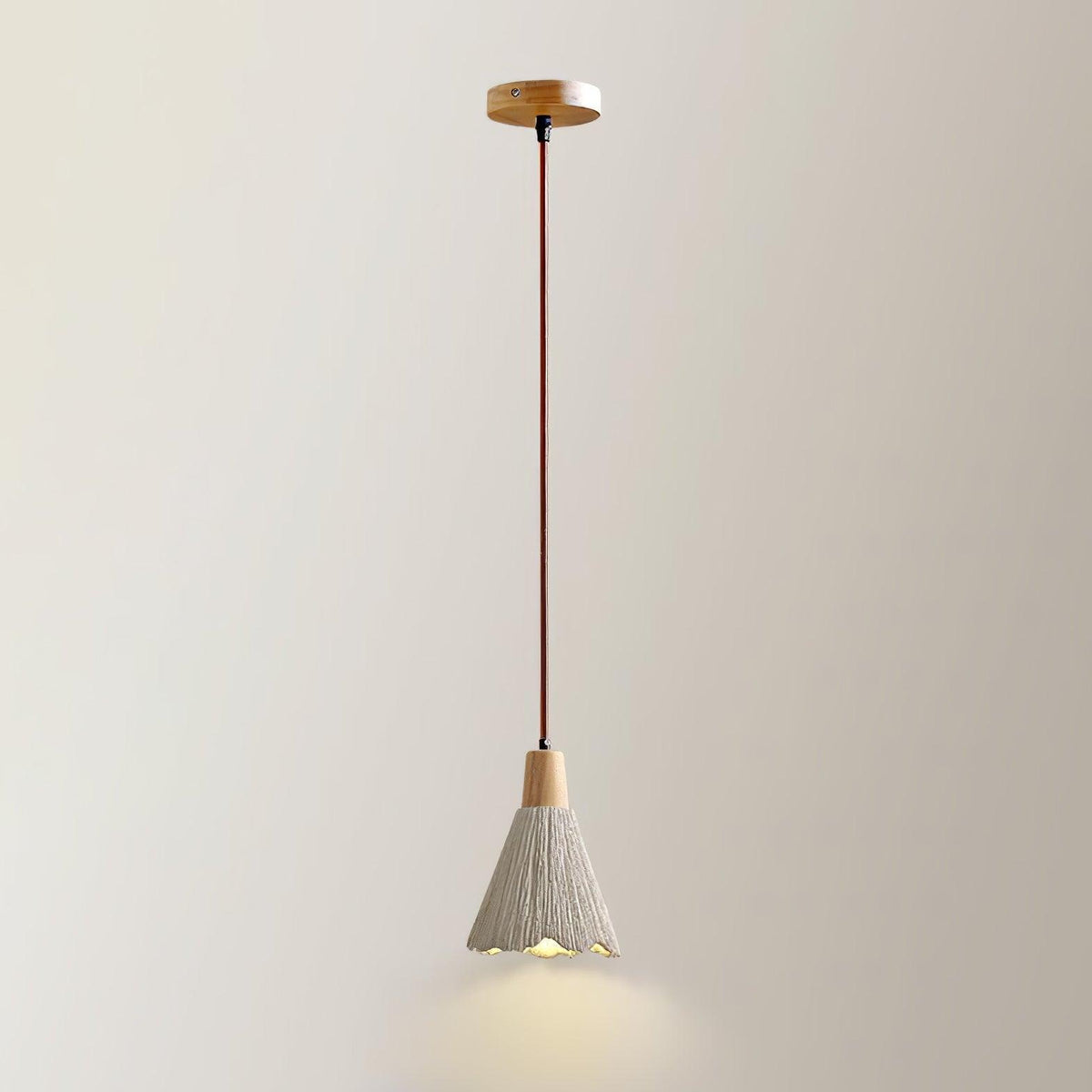 Dunavelle Concrete Pendant Light-Moonnatur