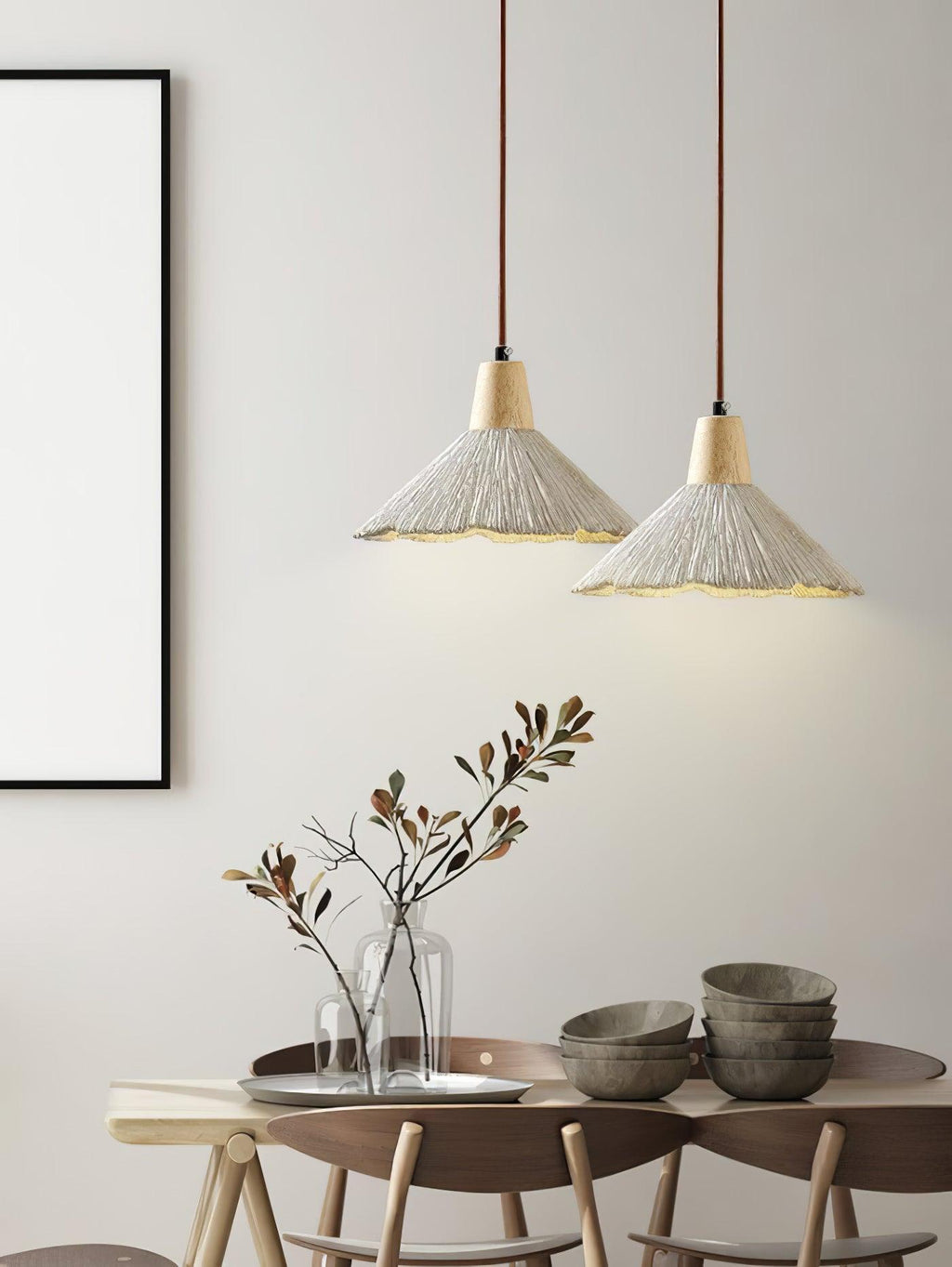 Dunavelle Concrete Pendant Light-Moonnatur