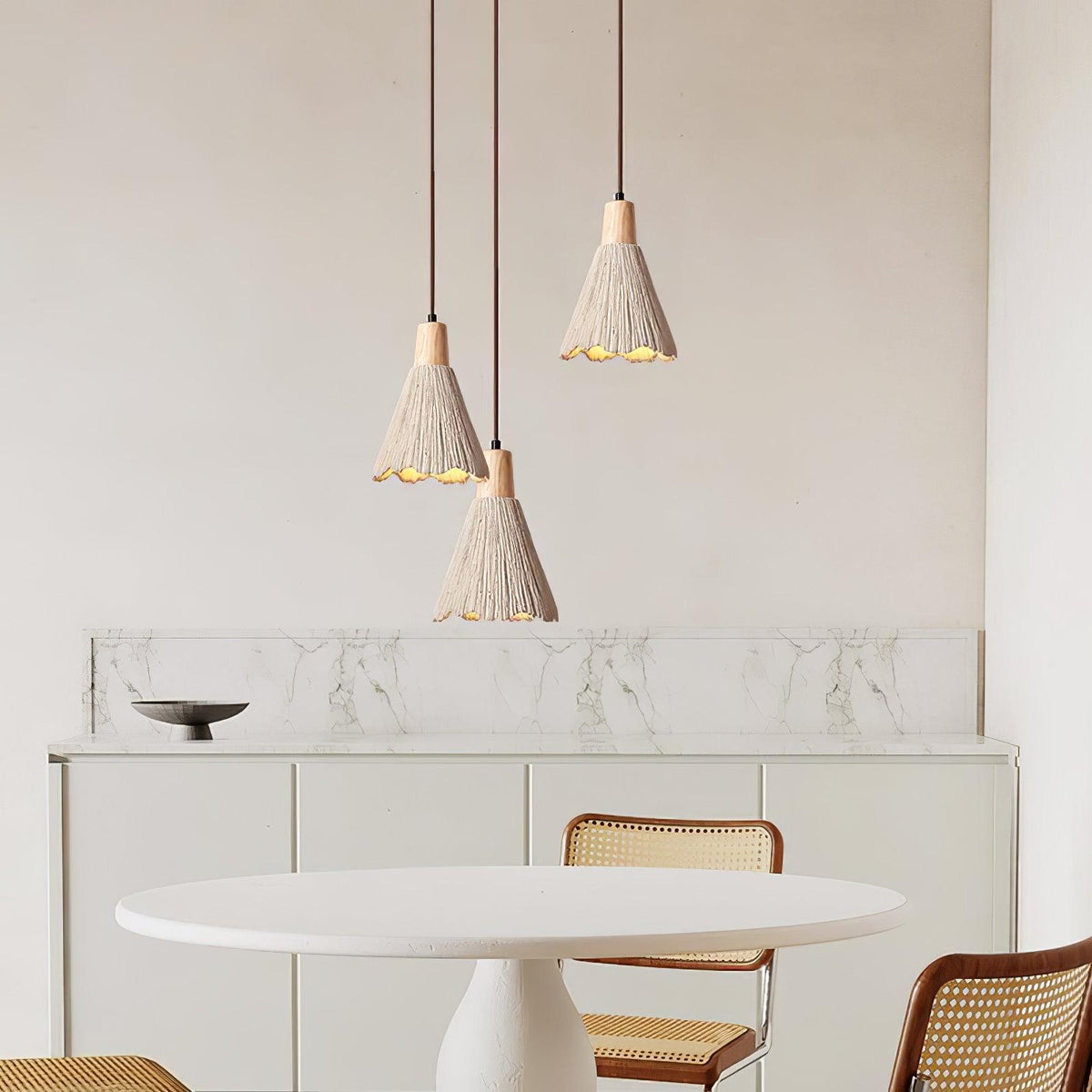 Dunavelle Concrete Pendant Light-Moonnatur