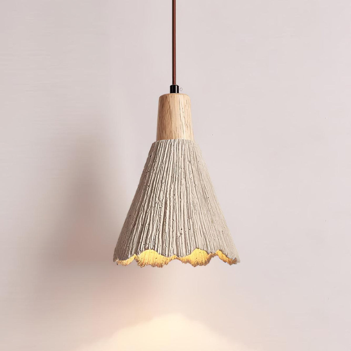 Dunavelle Concrete Pendant Light-Moonnatur