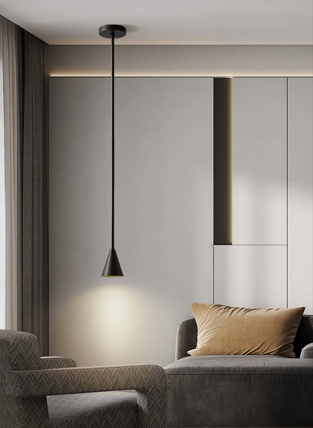 Ternora Brass Pendant Light-Moonnatur