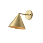 Junella Brass Wall Light-Moonnatur